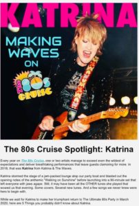 The 80s Cruise 2020 - Miami Katrina